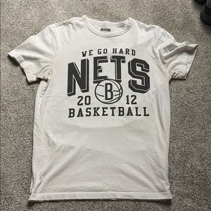 Nets Basketball White T-Shirt